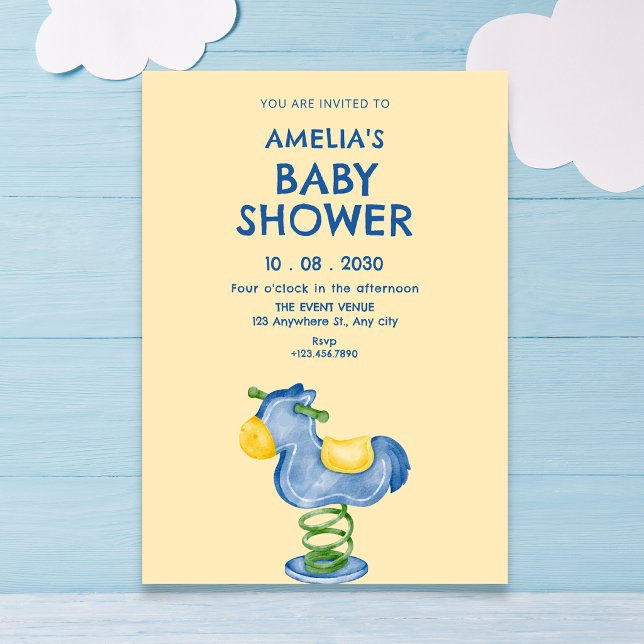 Invitation Cadeau de bébé pour shower (Créateur téléchargé)