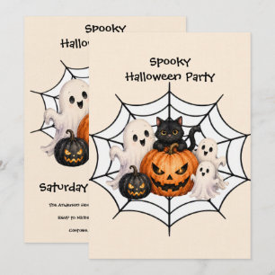 Invitation Cadeau de fête d'Halloween effrayant