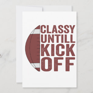 Invitation Cadeau de football fantastique et drôle jusqu'au c