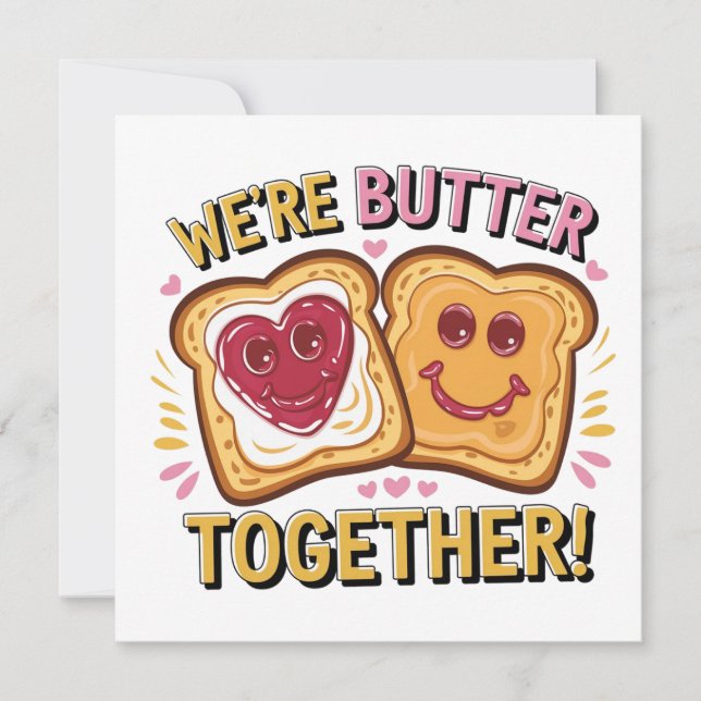 Invitation Cadeau de la Saint Valentin (Devant)