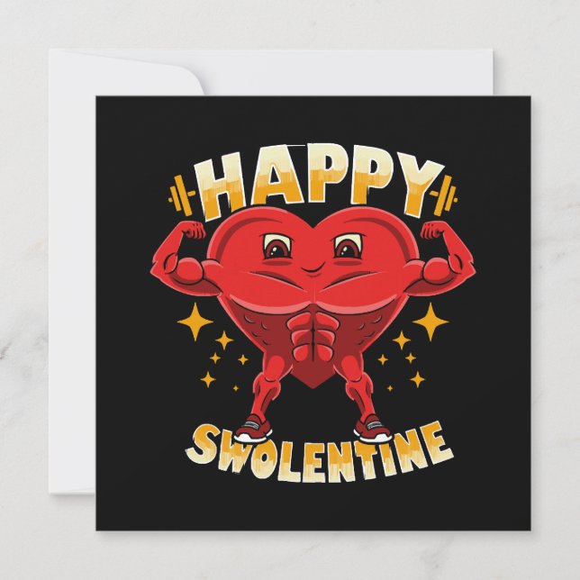 Invitation Cadeau de la Saint-Valentin drôle de séance d'entr (Devant)