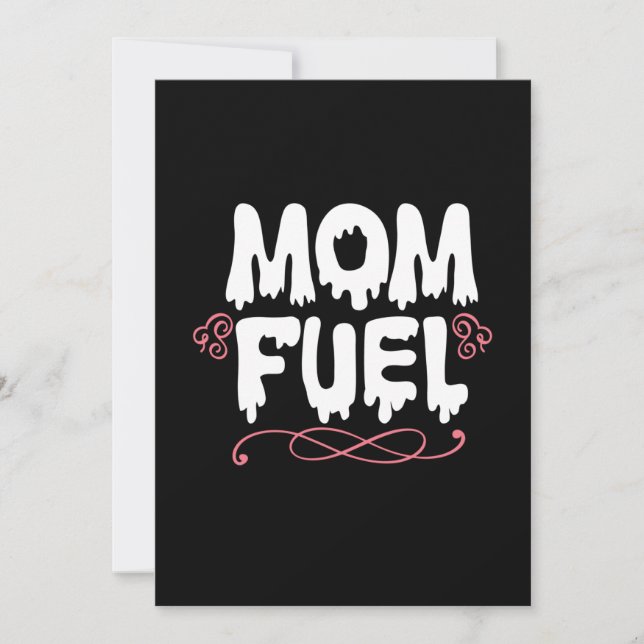 Invitation Cadeau de maman, énergie pour maman (Devant)