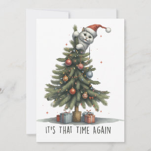 Invitation Cadeau de Noël C'est de nouveau le moment