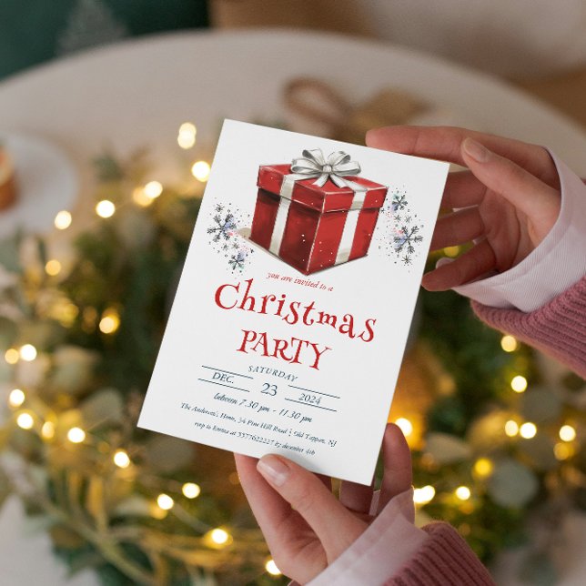 Invitation Cadeau de Noël I Noël (Créateur téléchargé)