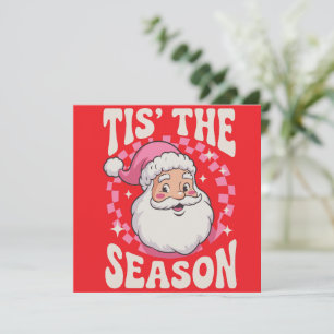 Invitation Cadeau de Noël vintage Père Noël Joyeux Noël