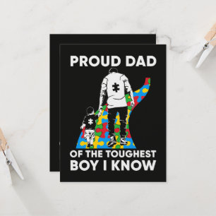 Invitation Cadeau de puzzle pour papa pour la sensibilisation
