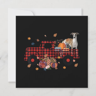 Invitation Cadeau de Thanksgiving Halloween camion citrouille