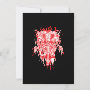 Invitation Cadeau Église de Satan Tous les Voeux à la Chèvre 