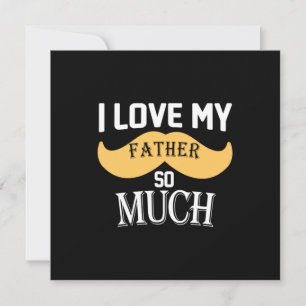 Invitation Cadeau Papa J'aime Tellement Mon Père