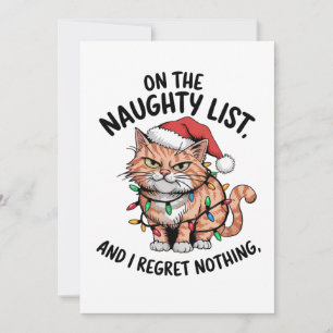 Invitation Cadeau pour amateur de chats sur la liste des vila