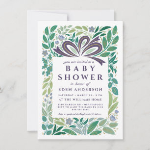 Invitation Cadeau pour Baby Shower, Genre Neutre