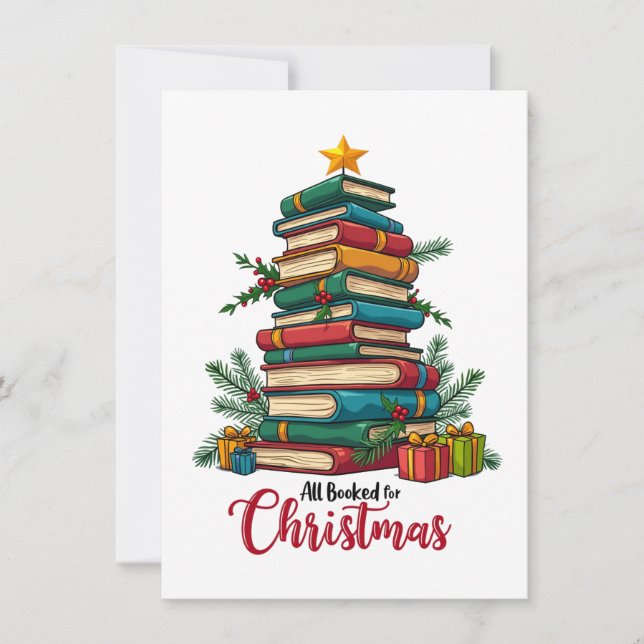 Invitation Cadeau pour l'enseignant | Tous réservés pour Noël (Devant)
