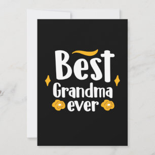 Invitation Cadeau pour mère Meilleure grand-mère qui soit