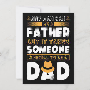 Invitation Cadeau pour papa quelqu'un de spécial pour être un