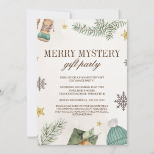 Invitation Cadeau surprise drôle et amusant pour une fête d'é