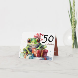 Invitation Cadeaux d'anniversaire du 50e anniversaire de la g