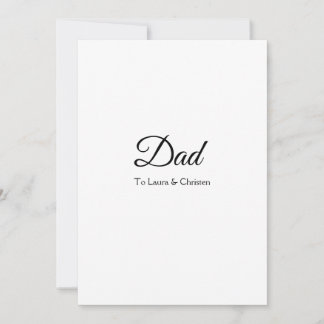 Invitation Cadeaux de fête des pères papa daddy ajoutez le no