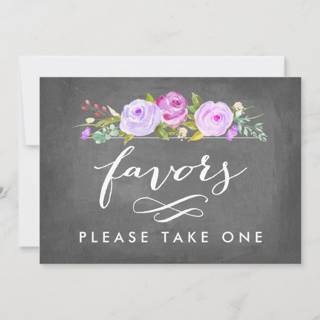 Invitation Cadeaux de mariage dans un jardin de roses Prenez- (Devant)