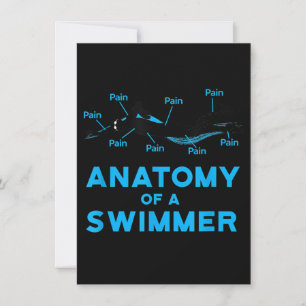 Invitation Cadeaux De Ventilateur De Baignade Anatomie D'Un B