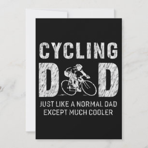 Invitation Cadeaux Papa Cyclisme Pour Père Cool Papa Cyclisme