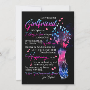 Invitation Cadeaux pour petite amie Lettre à ma petite amie