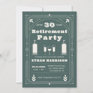 Invitation Cadre Art déco