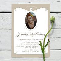 Cadre Coeur élégant Amour Mémoire Photo Funéraille