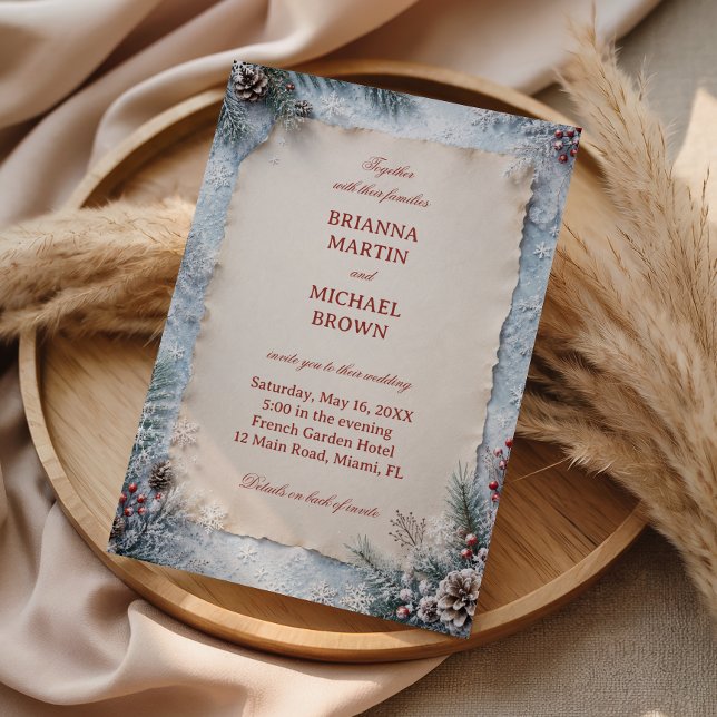 Invitation Cadre en parchemin vintage (Créateur téléchargé)