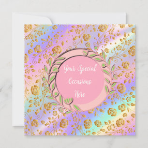 Invitation Cadre floral élégant : pour chaque occasion