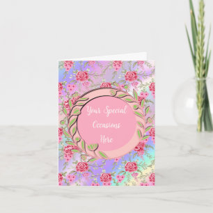 Invitation Cadre Floral Élégant : pour Chaque Occasion