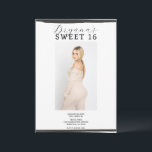Invitation Cadre photo blanc et noir tendance moderne douce 1<br><div class="desc">Customisez comme vous voulez.</div>