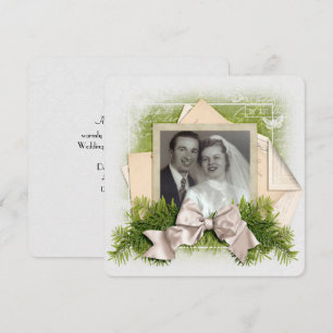 Invitation Cadre photo de renouvellement de vœux de mariage d