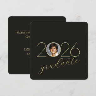 Invitation Cadre photo pour la fête de fin d'études 2026 sur 