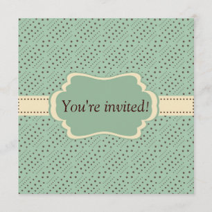Invitation Cadre vintage