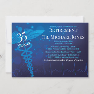 Invitation Caduceus, ECG Modern Doctor RetiParty