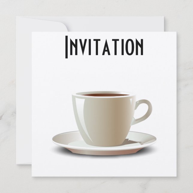 Invitation Café break ! (Devant)