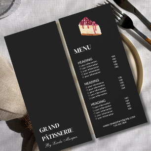 Invitation Café de boulangerie moderne Menu & Liste de prix C