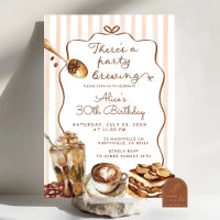 Café Il y a une fête à brasser Anniversaire