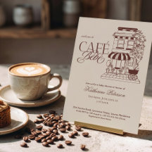 Café Rétro Bébé Baby Shower à la française