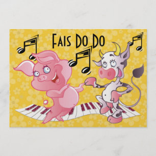 Invitation Cajun - Fais Do Do - Fête