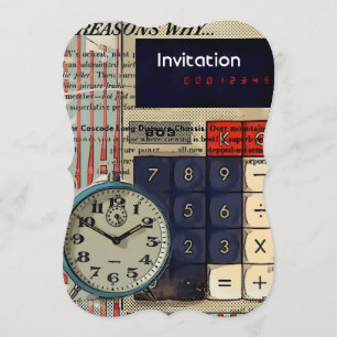 Invitation Calculateur comptable comptable conseiller en math