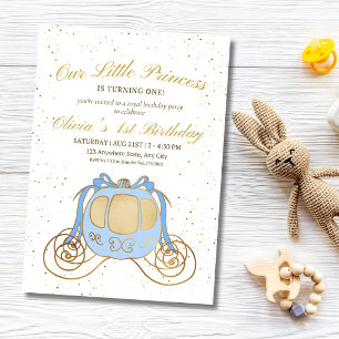 Invitation Calèche Royale pour le 1er Anniversaire de Princes