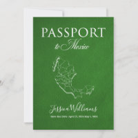 Calendrier de sauvegarde passeport en cuir Mexique
