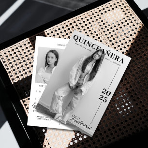 Invitation Calendrier magazine quinceañera enregistrer la dat