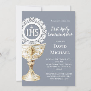 Invitation Calice Première Communion