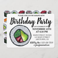 California Roll Japonais Food Sushi Anniversaire