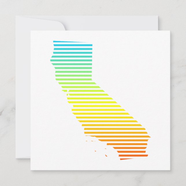 Invitation californie refroidissement fondre (Devant)