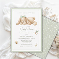 Câlins de lapin Vœux de bébé Shower pour bébé