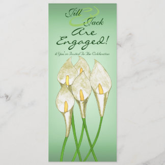 Invitation Calla Lilies (Blanc)
