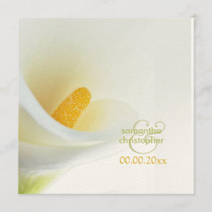 Invitation Calla Lys/Invitations de mariage